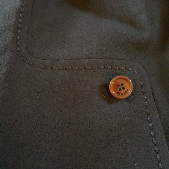 Escada New Virgin Wool Dark Blue Wool Stretch Logo BlazerPants InSeparateListing - Picture 9 of 11